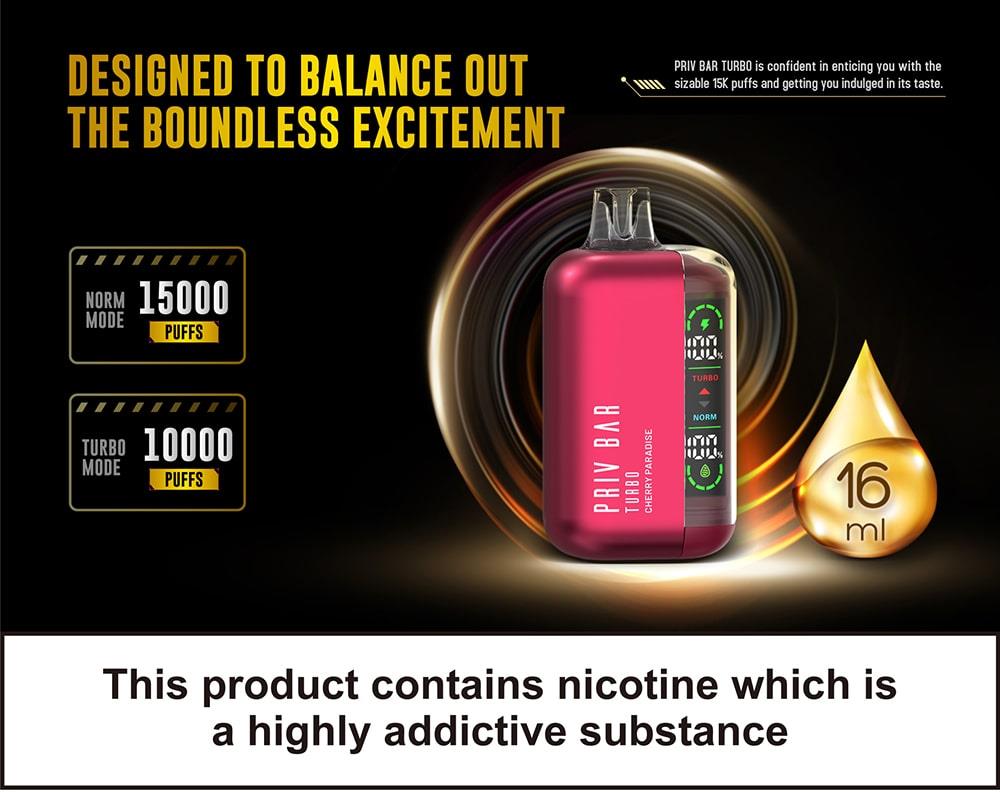 پاد یکبار مصرف 15 هزار پاف پرایو بار