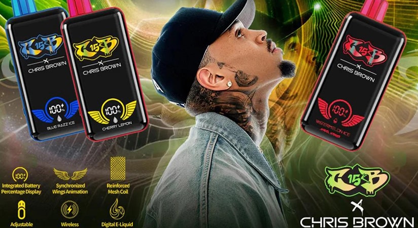 پاد یکبار مصرف کریس براون 15000 پاف