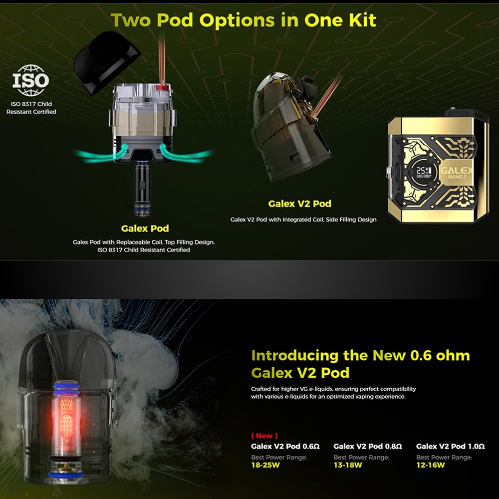 پاد سیستم فری مکس گلکس نانو 2