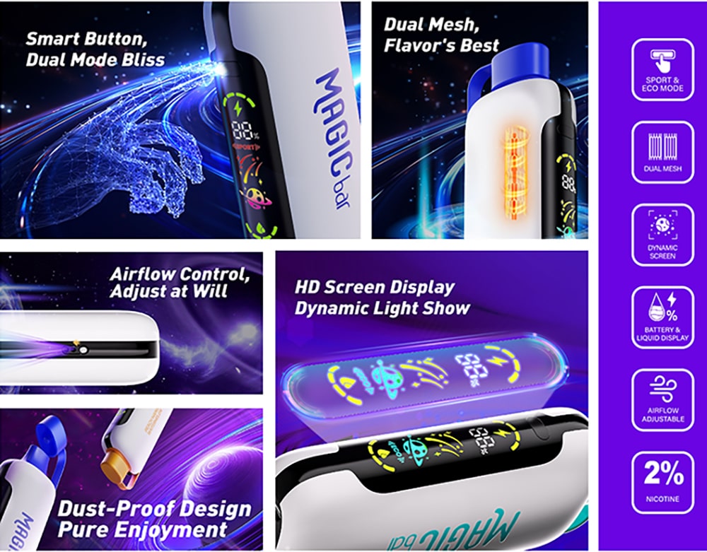 پاد یکبار مصرف مجیک بار نمو 30000 پاف