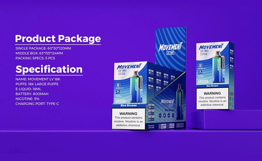 پاد یکبار مصرف لاست ویپ 18 هزار پاف