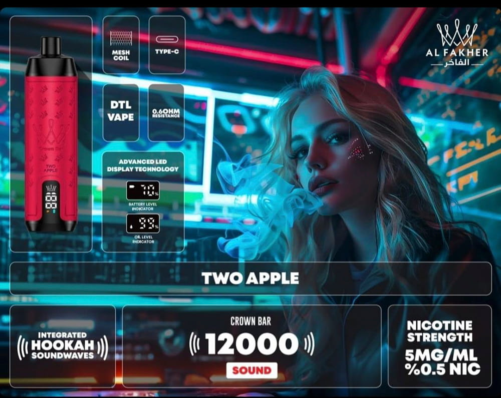 پاد یکبار مصرف الفاخر 12000 Puffs