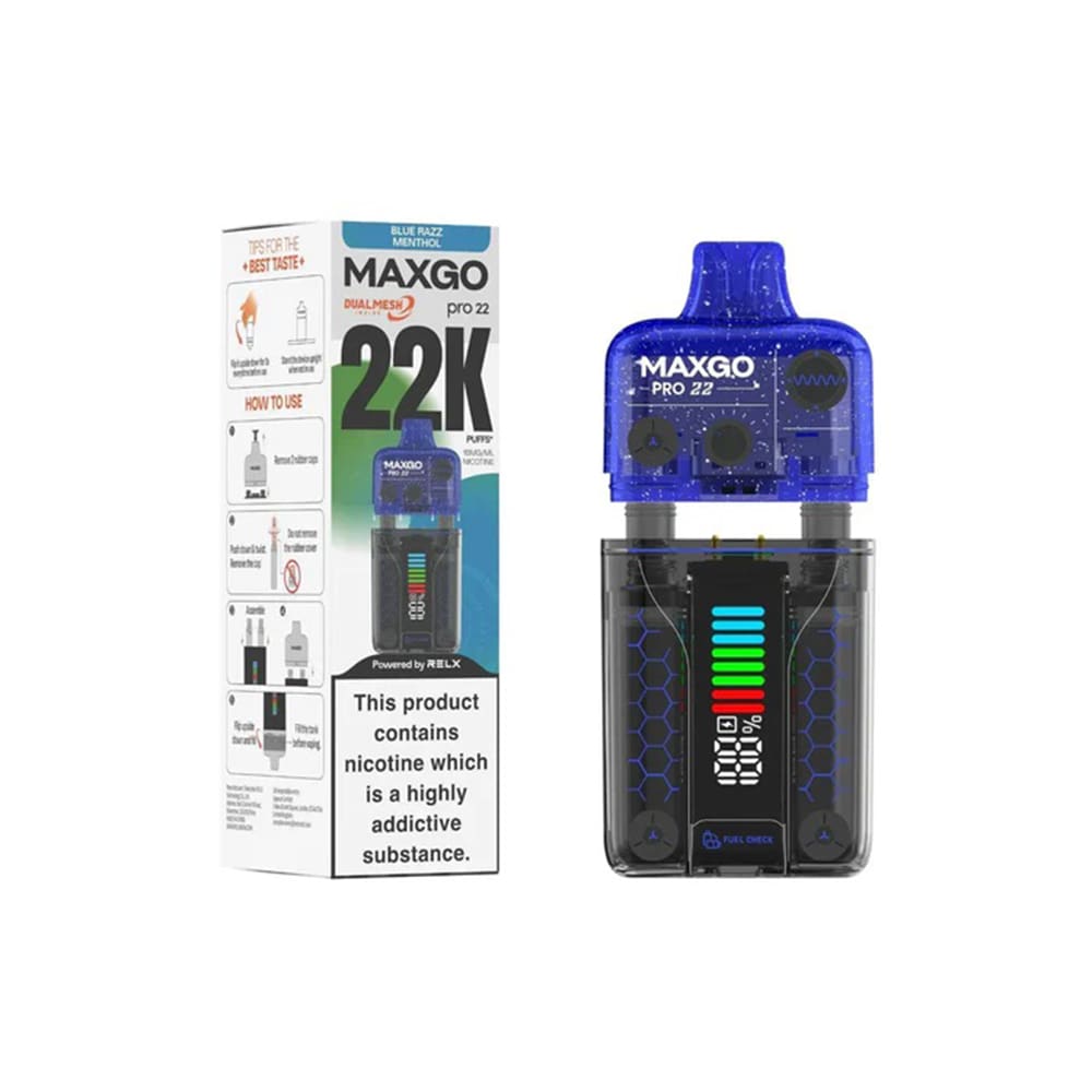 Relx MaxGo Pro 22000 Puff (10) پاد یکبار مصرف مکسگو پرو 22 هزار پاف