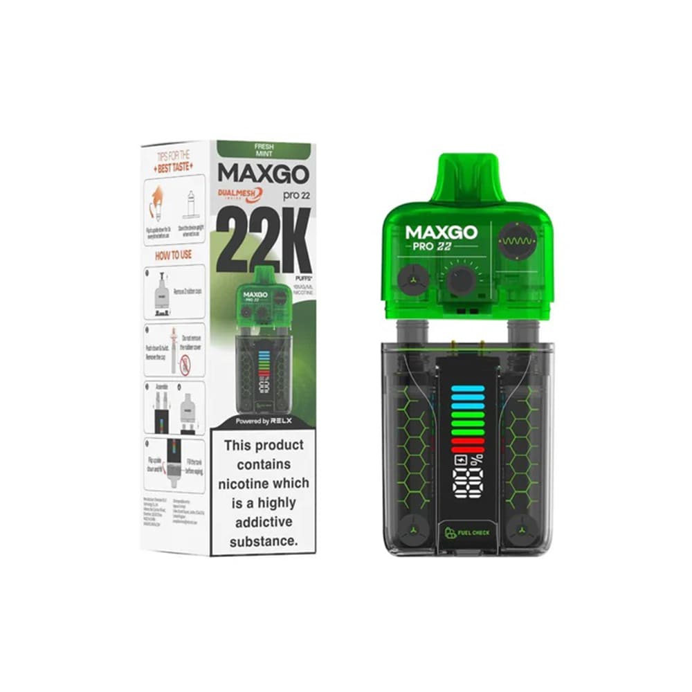 Relx MaxGo Pro 22000 Puff (13) پاد یکبار مصرف مکسگو پرو 22 هزار پاف