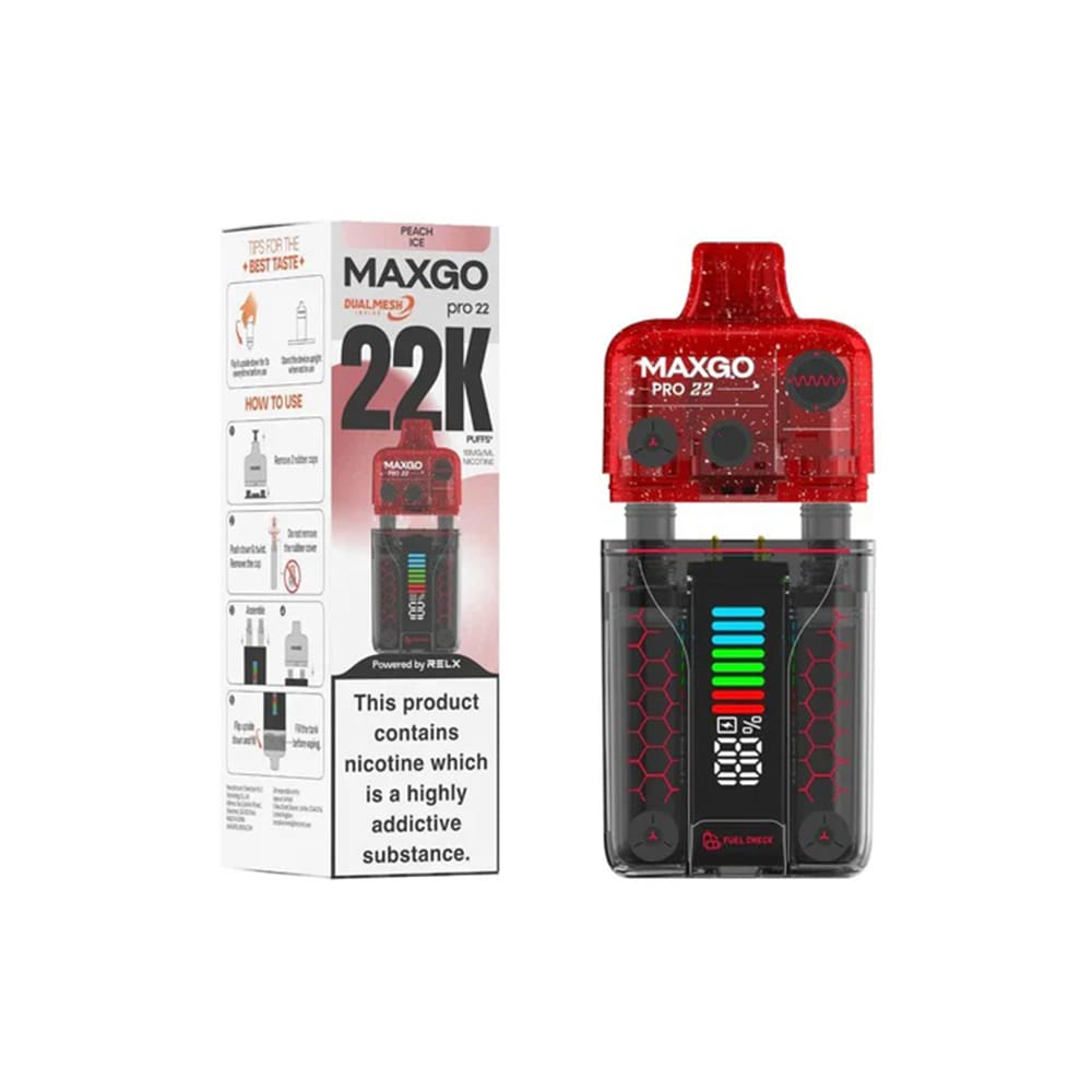 Relx MaxGo Pro 22000 Puff (16) پاد یکبار مصرف مکسگو پرو 22 هزار پاف