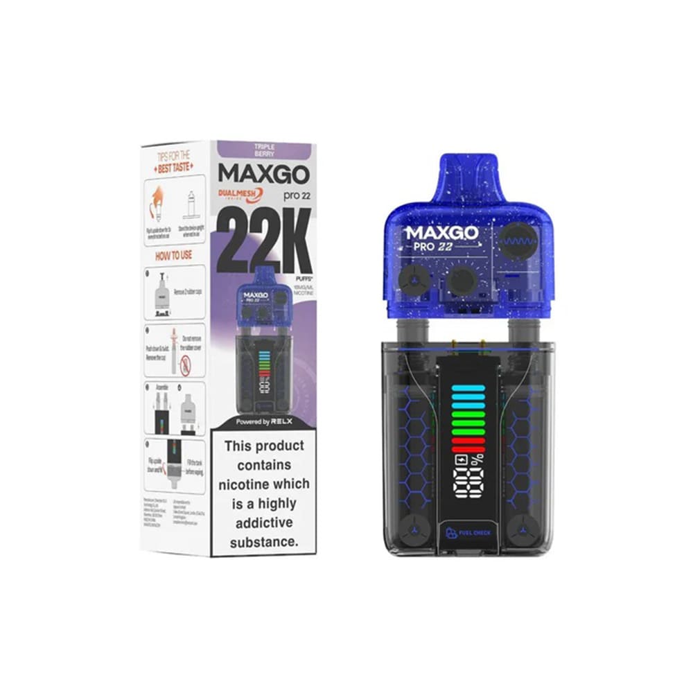 Relx MaxGo Pro 22000 Puff (21) پاد یکبار مصرف مکسگو پرو 22 هزار پاف