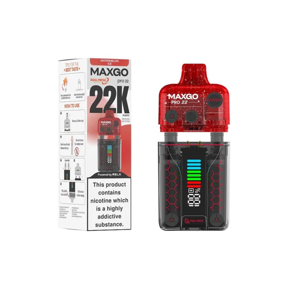 Relx MaxGo Pro 22000 Puff (23) پاد یکبار مصرف مکسگو پرو 22 هزار پاف