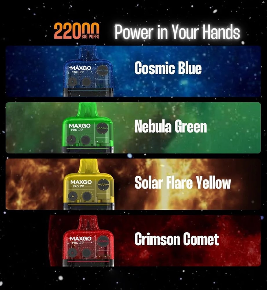 Relx MaxGo Pro 22000 Puff (5) پاد یکبار مصرف مکسگو پرو 22 هزار پاف