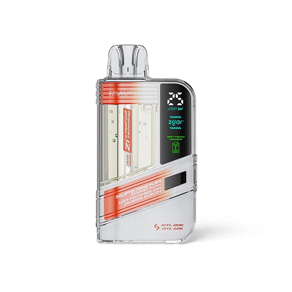 zgar supernova 20k disposable vape (1) پاد یکبار مصرف زیگار 20 هزار پاف