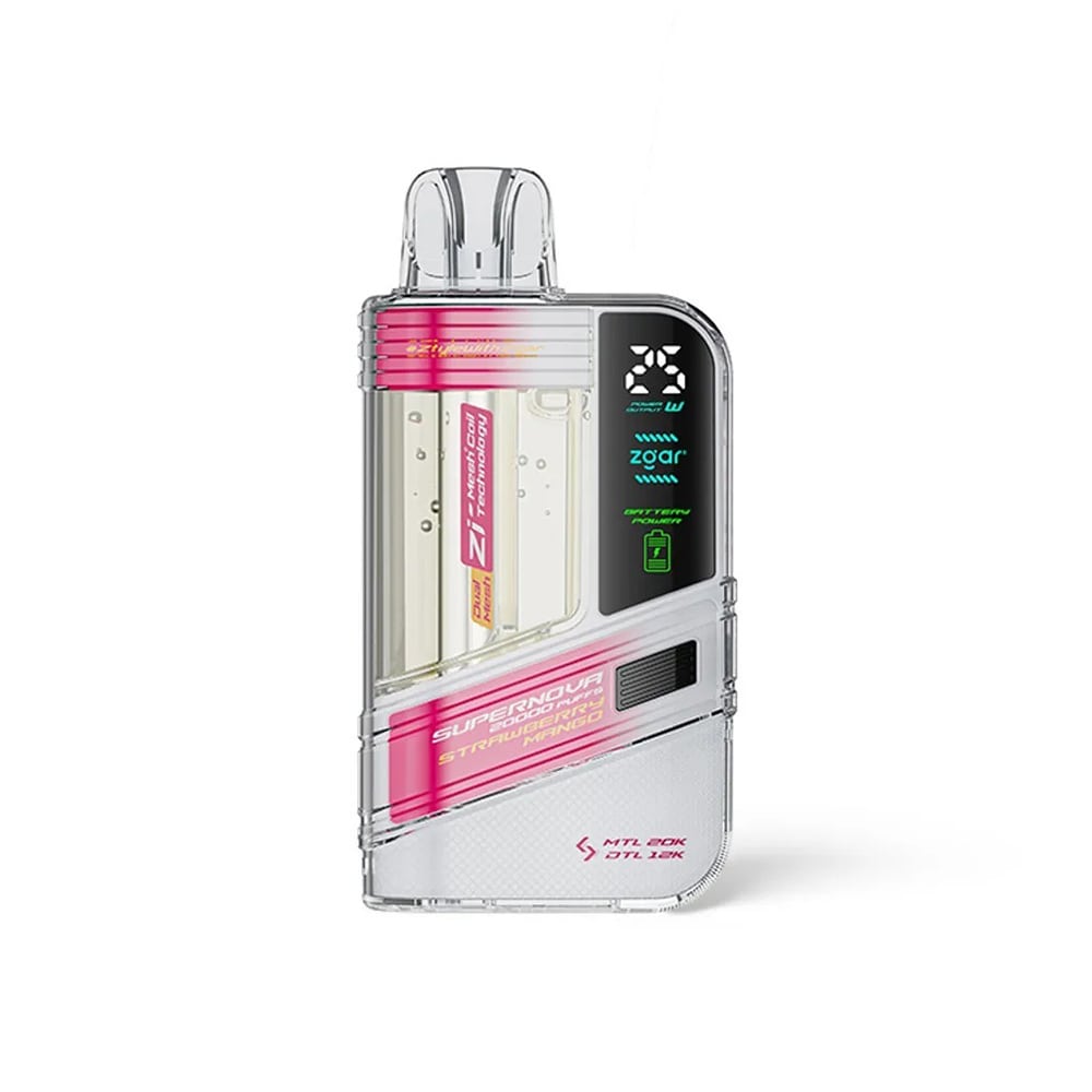 zgar supernova 20k disposable vape (10) پاد یکبار مصرف زیگار 20 هزار پاف