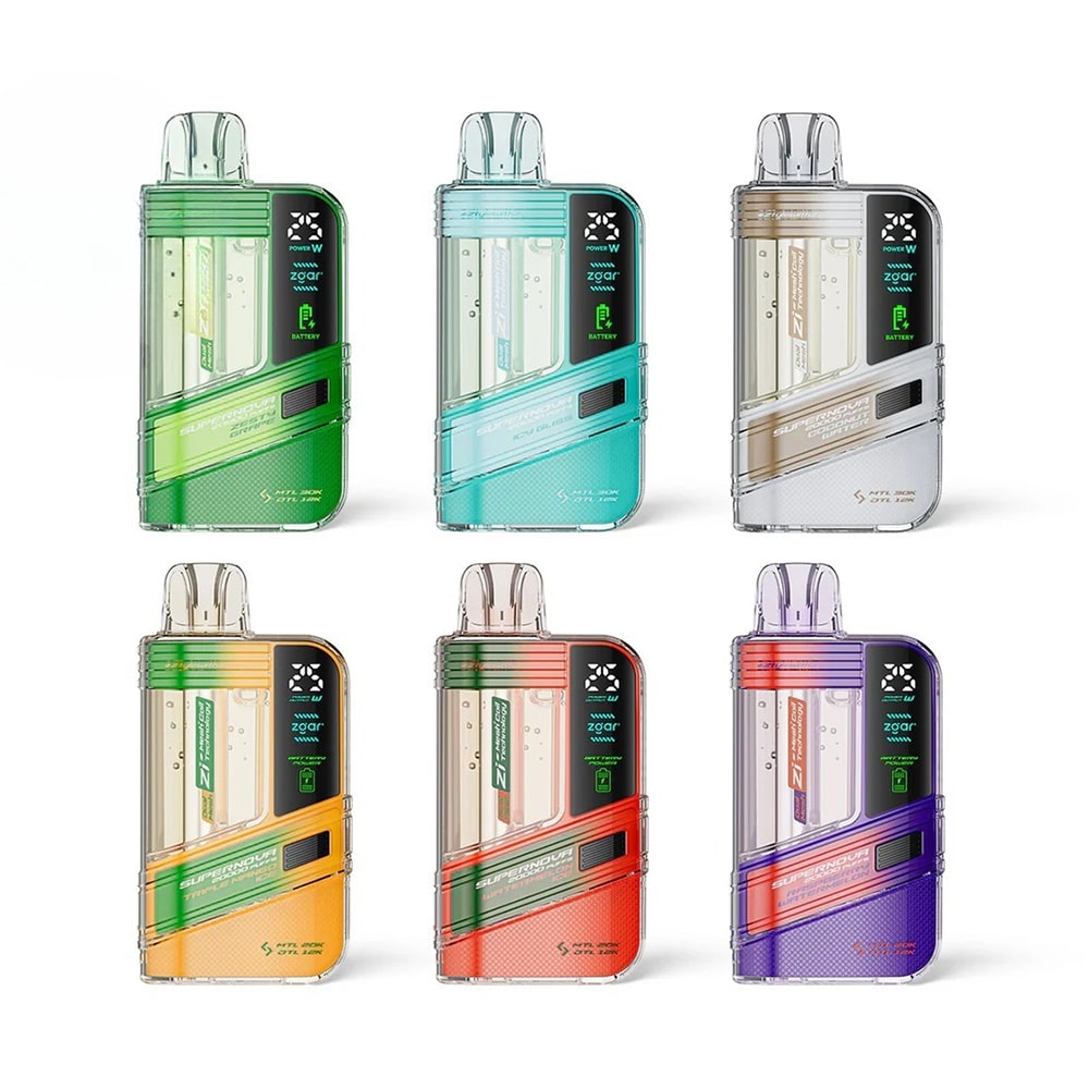 zgar supernova 20k disposable vape (5) پاد یکبار مصرف زیگار 20 هزار پاف
